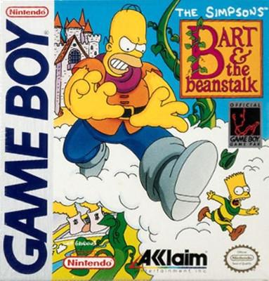Bart & The Beanstalk + Hülle - Nintendo Gameboy Classic Spiel - Aklaim - NOE