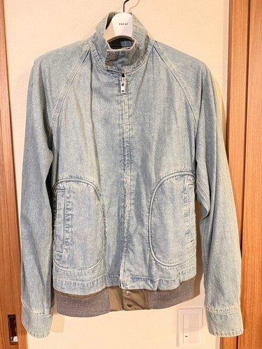 Authentic Sacai Denim Blouson Jacket Size 1 -Rare Model 13-00401M Excellent Cond