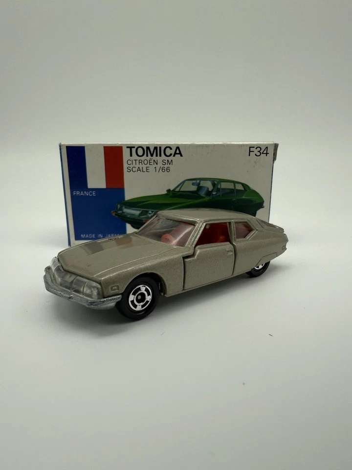 Tomica Citroen SM #F34 con caja hecha en Japón escala 1:66 Foto 2 de 4
