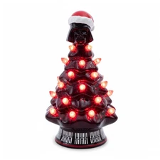 Star Wars Darth Vader Light-Up Ceramic Christmas Tree | 6 Inches Tall