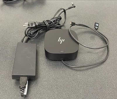 HP G5 USB-C Docking Station - Black (5TW10UT#ABA) (Tested and Working)