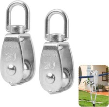 2 Stk Flaschenzug Umlenkrollen Seile M20 Umlenkrolle Klein Edelstahl