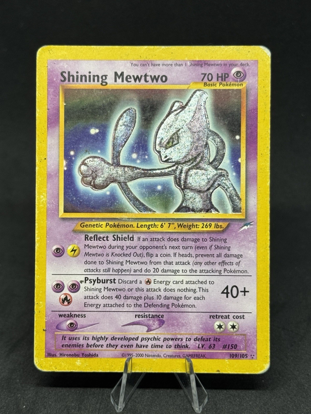 Shining Mewtwo 109/105 Neo Destiny Holo
