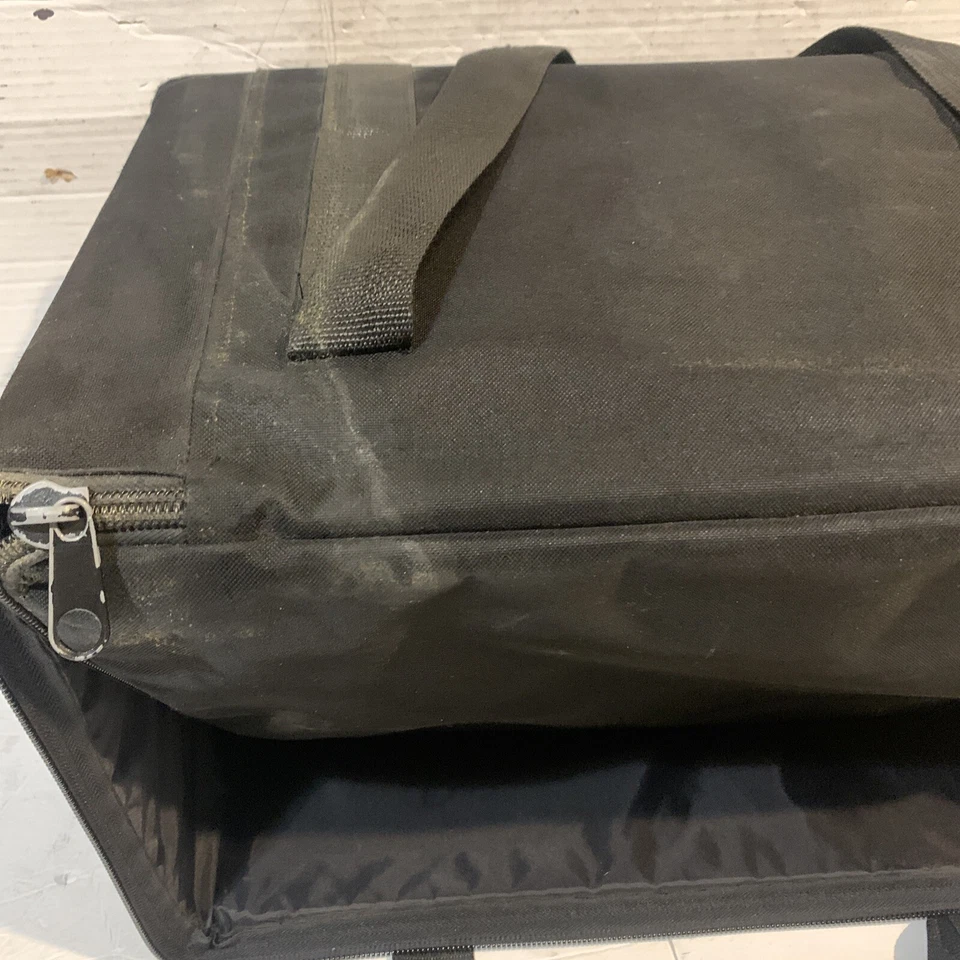 Soft-sided Storage Chest with Handles 19x11 Black Zipper Closure carrying bag - Image 4 of 4