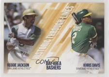 2019 Topps Historic Through Lines Khris Davis Reggie Jackson #HTL-25 HOF 3u0