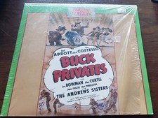 Buck Privates Laserdisc Encore Edition Bud Abbott Lou Costello The Andrews
