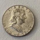1963 D Franklin Half Dollar 90% Silver .50
