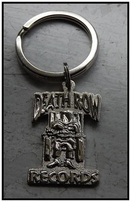 DEATH ROW RECORDS rare PRO KEYCHAIN RING DR DRE 2PAC SNOOP DOGGY DOGG N.W.A. - Image 1 of 2