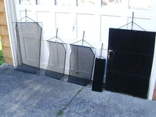 MOLE-RICHARDSON 5 PIECE FLAG & SCRIM SET BLACK FLAGS/ SINGLE & DBLE SCRIMS 2 SIZ