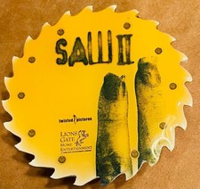 RARE Saw II 2 Metal Light Up Promo Saw Blade 2005 (STILL HAS TAB IN BATTERIES!)