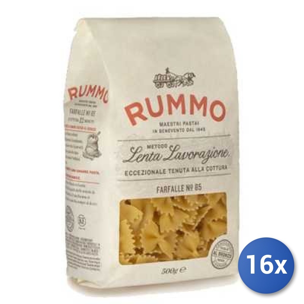 16X Multipack Rummo Semola 85 Farfalle 500G