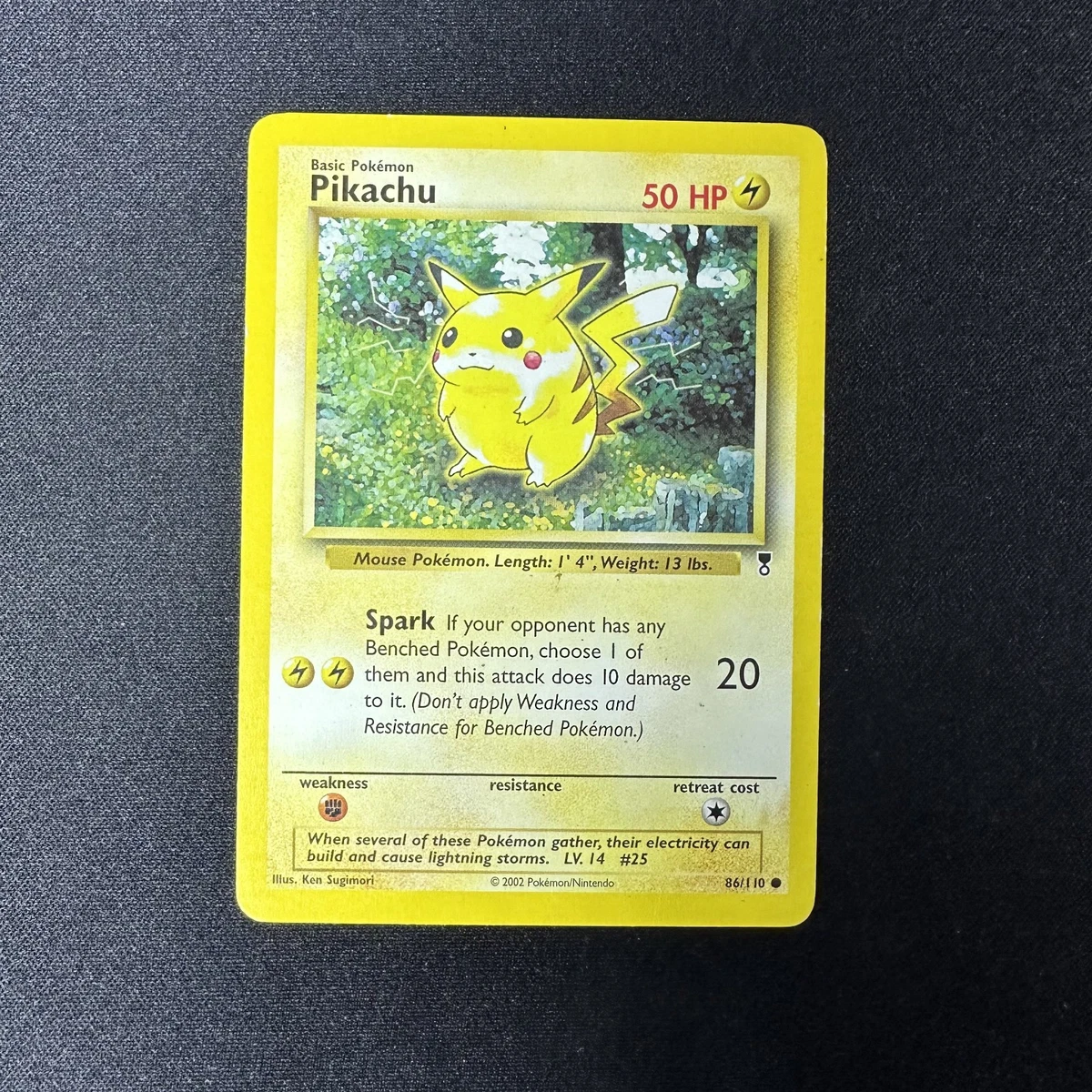 Pikachu Pokémon TCG Legendary Collection Individual Collectible