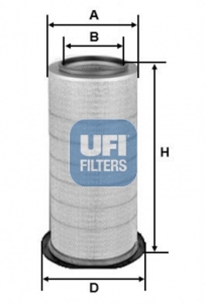 UFI Luftfilter 27.277.00 Filtereinsatz FüR Volvo F12 F10 FL12-image