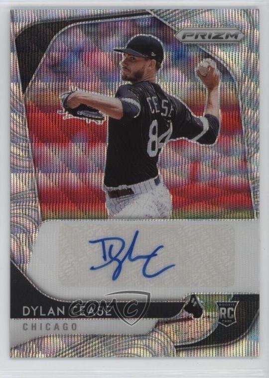 2020 Panini Prizm Rookie Blue Wave Prizm 4/50 Dylan Cease #RA-DC Auto RC 1bi0