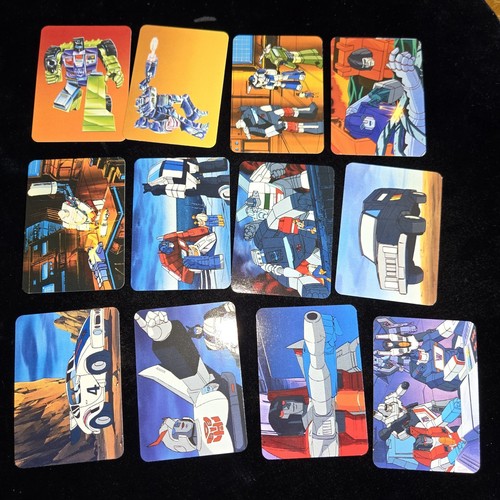 MINT 1985 TRANSFORMERS ACTION CARDS HASBRO Complete 192 Card Set 23 sticker - Picture 13 of 19