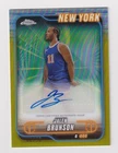 2024-25 Topps Chrome Jalen Brunson #TCA-JB Autograph gold  /50 Knicks