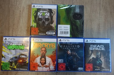 PS 5 Spielesammlung COD MW2 DEAD SPACE CALLISTO PROTOCOL NFS UNBOUND FAR CRY 6