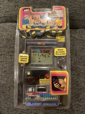 Atari Super Breakout Handheld Electronic Game Classic Arcade