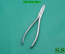  Flat Nose Pliers With Serrated Jaws Surgical Orthopedic Instruments
