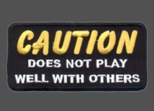 CAUTION DOES NOT PLAY WELL WITH OTHER  4 INCH PATCH.