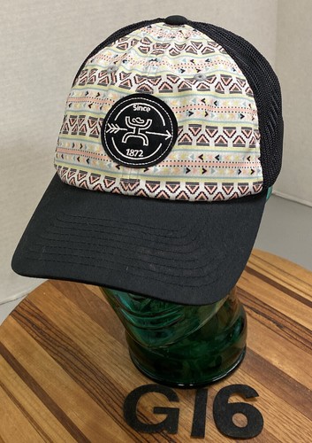 WOMENS HOOEY HAT BLACK/PINK/YELLOW 