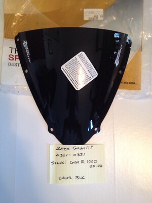 Zero Gravity - 20-109M-19 - SR Series Windscreen, Dark Smoke GSX-R 1000 2005-06