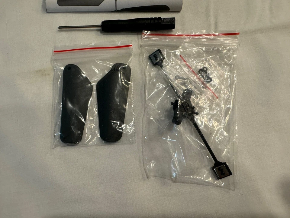 Brookstone u-Control Silver Bullet RC Helicopter In Box - Repair/Adjustment B177 - Image 4 of 4