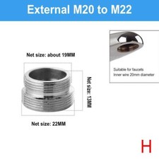 Wasserhahn-Adapter-Set Messing-Luftsprudler-Adapter-Set männlich/weiblich