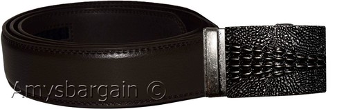 Man's belt X Large size genuine leather lizard skin Leather printed leather bew - Picture 4 of 12