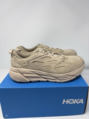 Hoka One One U Clifton L Suede 'Shifting Sand' Men's Size 1122571-SSDD New