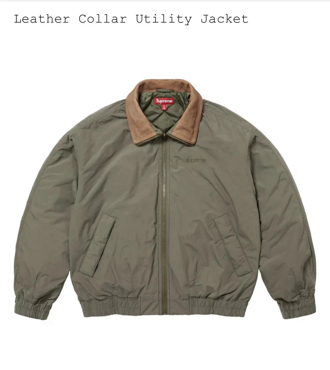 Supreme Leather Outer Shell Jackets for Men for Sale | Shop New