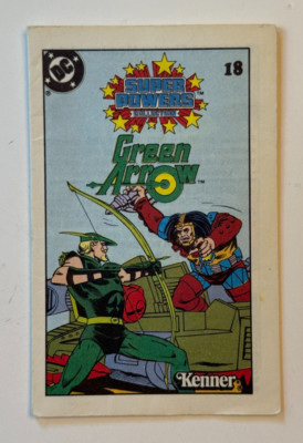 DC Super Powers Green Arrow Mini Comic #18 DC Comics Kenner Figure Pack In 