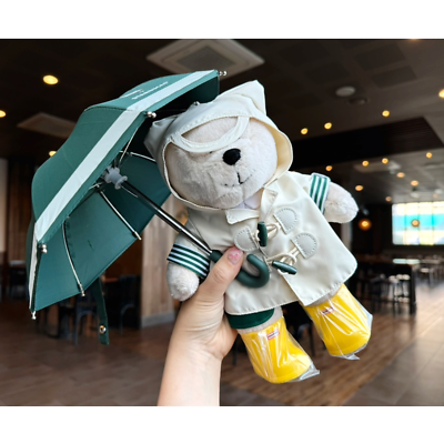 Starbucks Korea * Hunter x 2024 SS Rainy Bearista Plush Doll | eBay