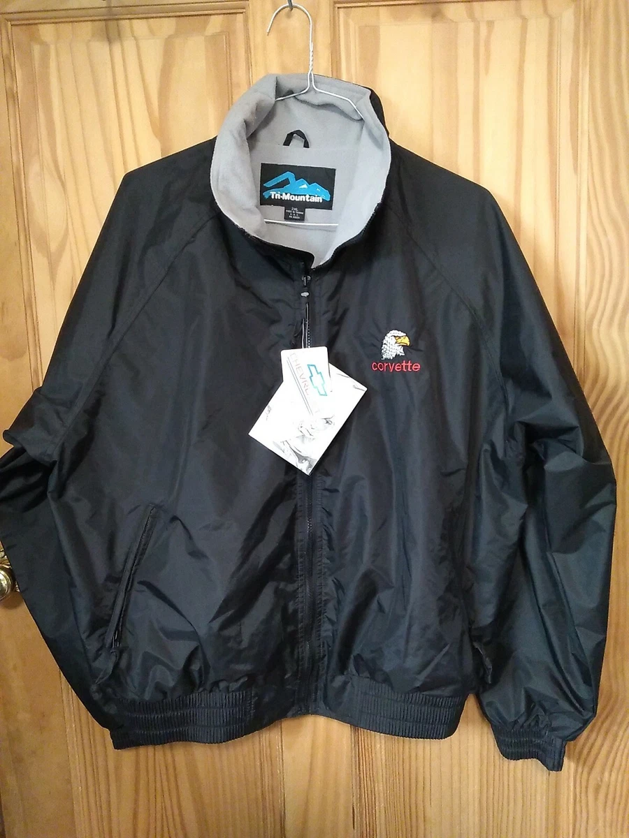 Tri-Mountain CORVETTE Men's Nylon Water-Resistant Windbreaker Lined Coach's