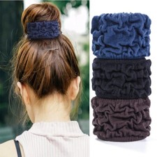 3Pcs Hair Bands Bun Ring Animal Hair Holder Tie Elastic Bobble Scrunchy Ponytail