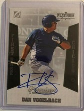 2013 Onyx Platinum Prospects DAN VOGELBACH RC AUTO #PP37 Autograph RARE VERSION
