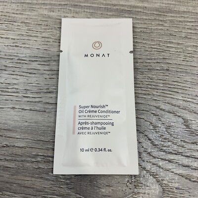 Monat Super Nourish Oil Creme Conditioner Sample 10 ml 0.34 Oz