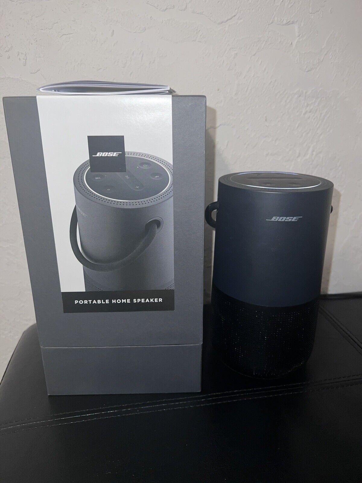 Bose Portable Home Speaker Rechargeable Bluetooth 429329 (black