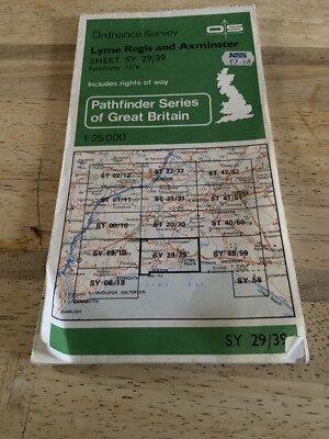 Pfadfinderkarten: Lyme Regis und Axminste... von Ordnance Survey Sheet Karte, gefaltet