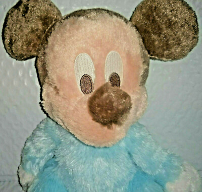 Disneyland WDW Baby MICKEY MOUSE Blue Soft 10