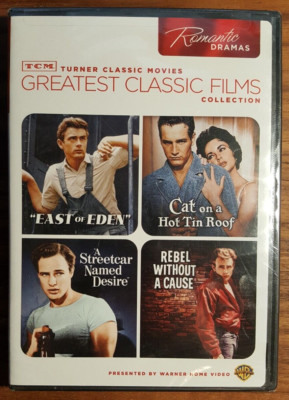 TCM Greatest Classic Films Romantic Dramas NEW SEALED DVD 4 movie set