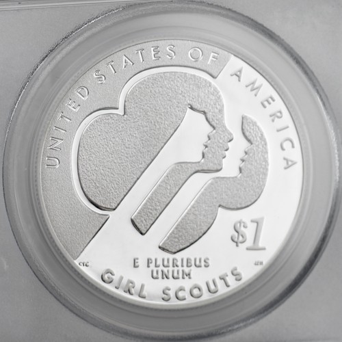 2013-W $1 Girl Scouts of the USA Centennial Proof Silver Dollar PCGS PR 69 DCAM - Picture 3 of 12