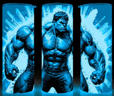 Glow in the Dark Hulk Comic Book Superhero Cup Mug Tumbler 20oz