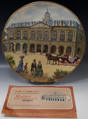 GORHAM CABILDO Southern Landmark Series WALL PLATE  10.5'' by John Alan Maxwell