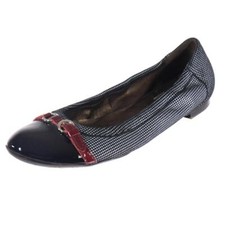 AGL ATTILIO GUISTI LEOMBRUNI Ballet Flats 42 EU 12 US Suede Houndstooth ITALY