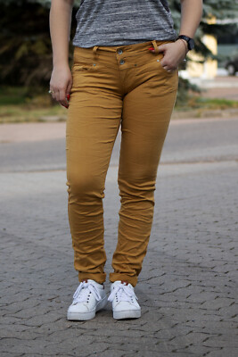 Buena Vista Damen Stretch Jeans Malibu-M harvest gold