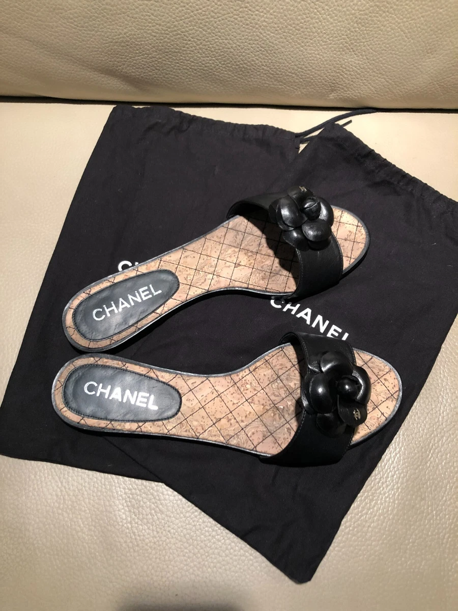 CHANEL Camellia 100% Leather Sandals for Women for sale | eBay