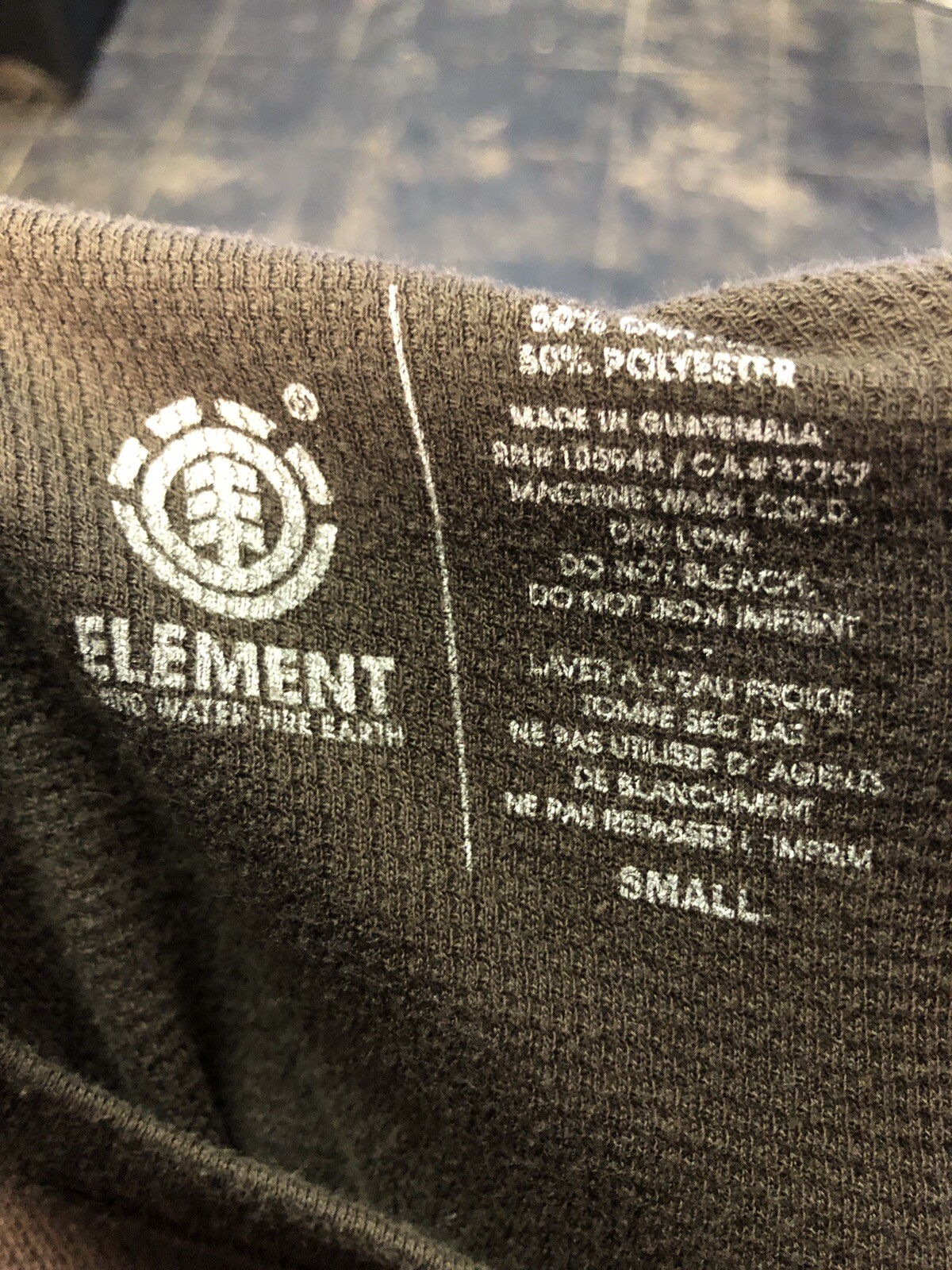 Element earth wind water fire brown small long sleeve shirt Skateboard Attire ￼