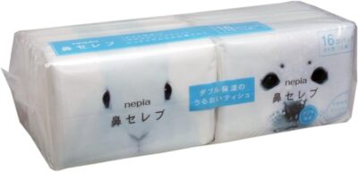 Nepia HANA-CELEB Premium Facial Tissue (Pocket Size) 16-Pack × 2 sets From Japa