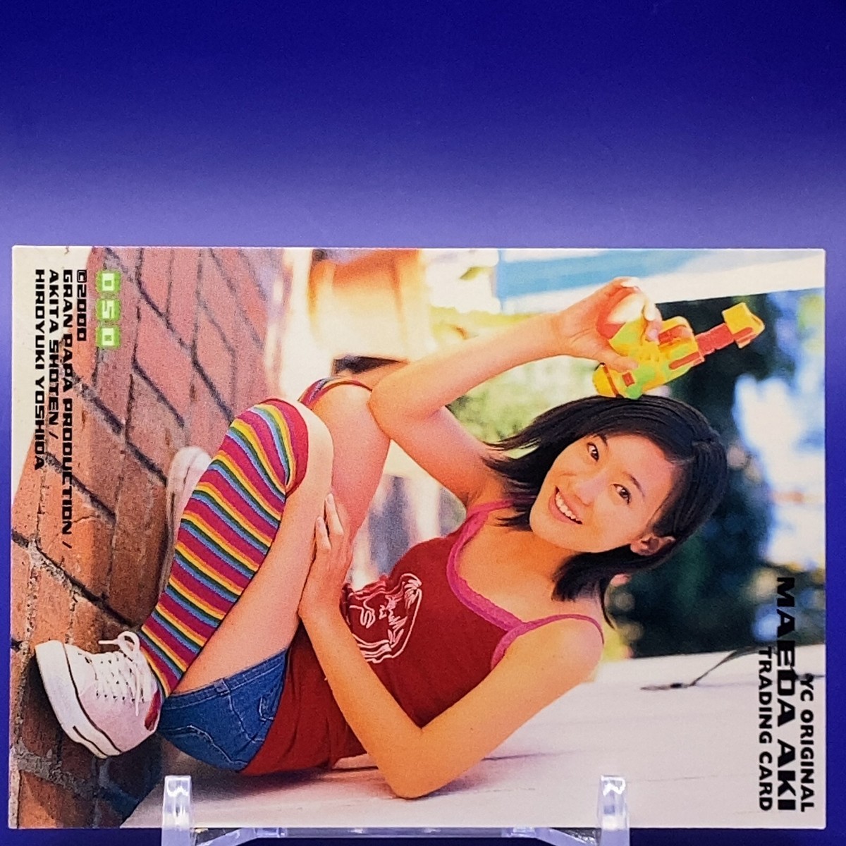 Handmade akiページ Aki Maeda Japanese Gravure Idol Trading Card No.050 Made In Japan